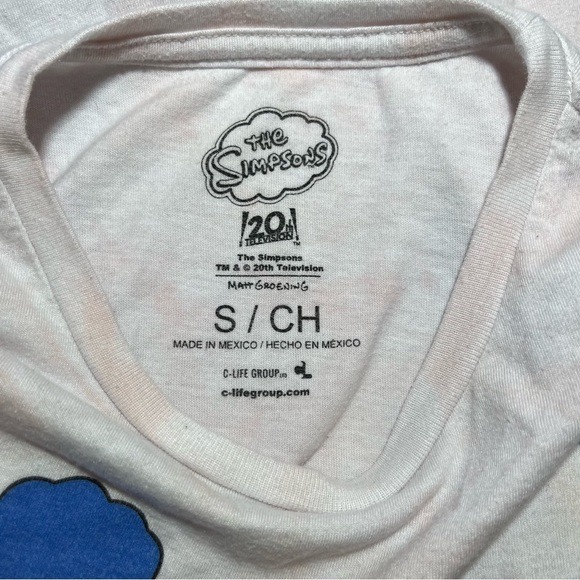 The Simpsons Characters T Shirt Mens Size Small Pink Tie Dye Short Sleeve - Picture 4 of 7